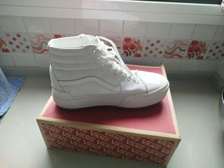 Botas VANS blancas doble suela