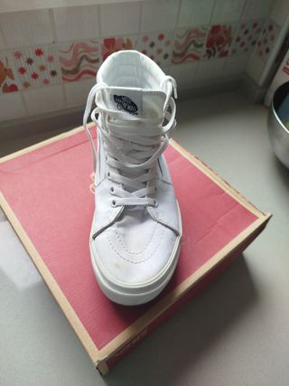 Botas VANS blancas doble suela