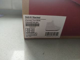 Botas VANS blancas doble suela