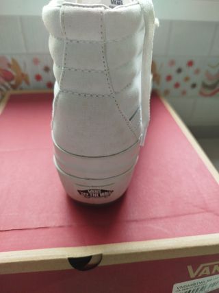 Botas VANS blancas doble suela