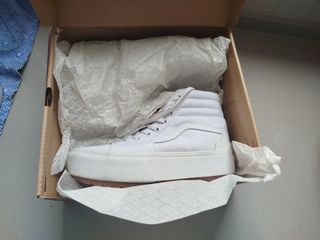 Botas VANS blancas doble suela
