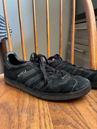 Adidas Gazelle Negras Suede