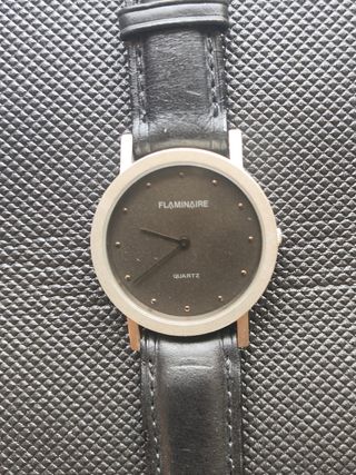 Reloj FLAMINAIRE Quartz Vintage NOS Minimalista