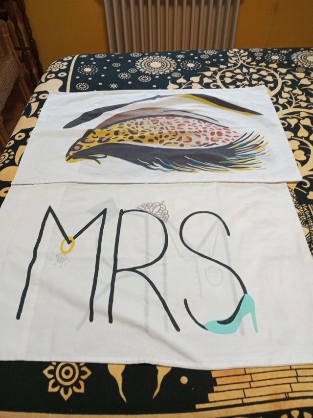 4 Fundas almohadones o Fundas cojines decorativos