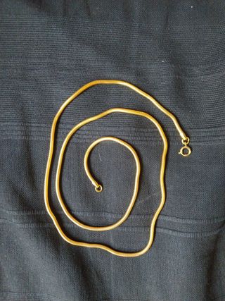 Collar chapado 80cm