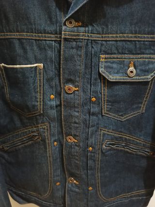 Cazadora Vaquera Hombre XL Azul
