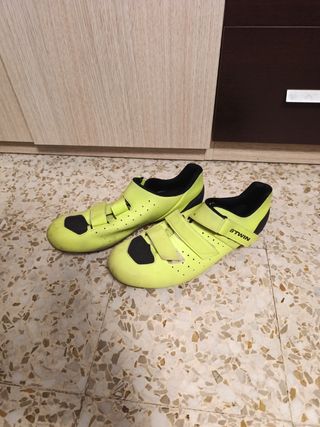 Zapatillas Ciclismo B'TWIN Amarillas