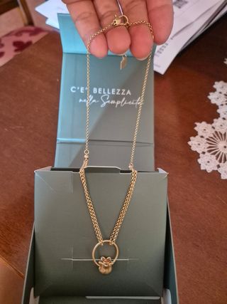 Collana Thun campanula e punto luce