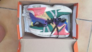 Zapatillas Baloncesto Verdes y Multicolor