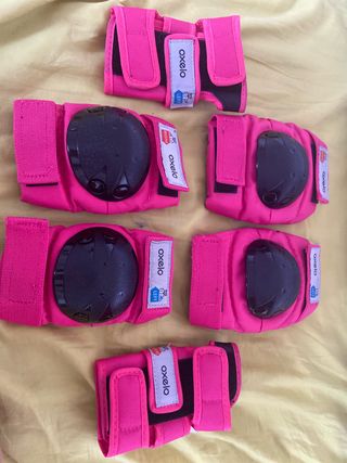 Protecciones Oxelo para patines niña
