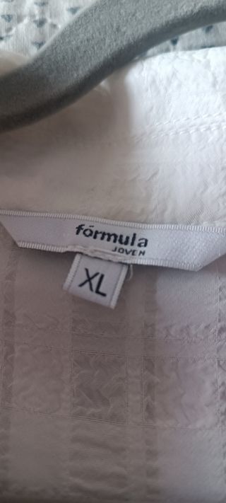 Blusa blanca manga francesa