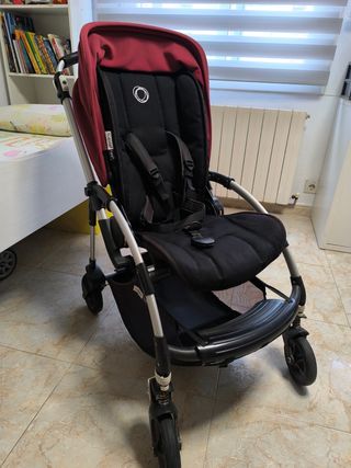 Bugaboo Bee5 Silla de Paseo Negra y granate 