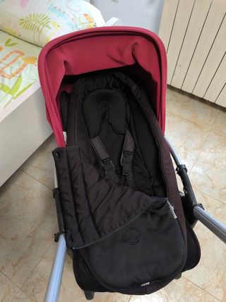 Bugaboo Bee5 Silla de Paseo Negra y granate 
