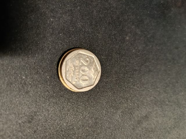 5 Monedas 200 ptas Carlos I Rey de España