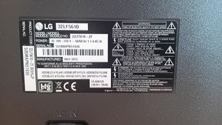 TV LG 32FL5610 (algún led averiado)