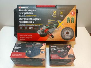 Radial Parkside X20V TEAM con cargador y baterías