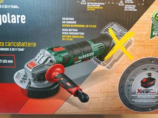 Radial Parkside X20V TEAM con cargador y baterías