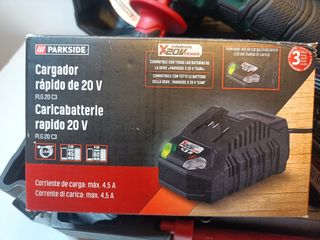 Radial Parkside X20V TEAM con cargador y baterías