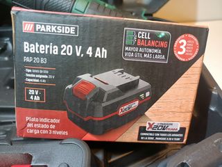 Radial Parkside X20V TEAM con cargador y baterías