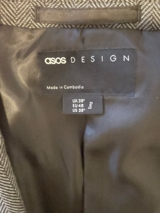 Traje ASOS DESIGN nuevo