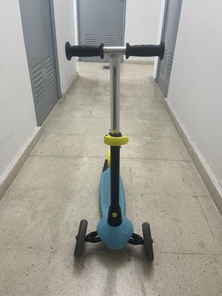 Patinete 3 Ruedas Azul Decathlon