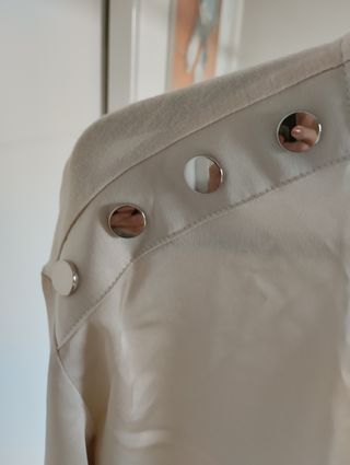 Camisa Mango Beige Talla M