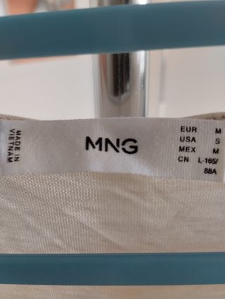 Camisa Mango Beige Talla M
