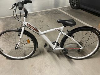 Bicicleta Paseo B'twin Original 3 Blanca
