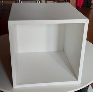 Cubo multiuso in legno bianco Eket.