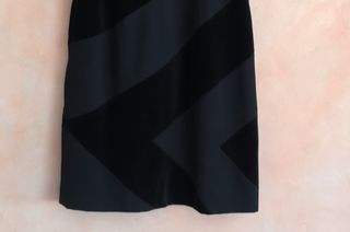 Vestido fiesta Miltres negro talla 38