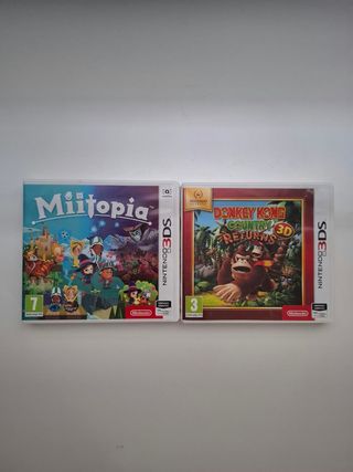 Juegos Nintendo 3DS: Miitopia y Donkey Kong