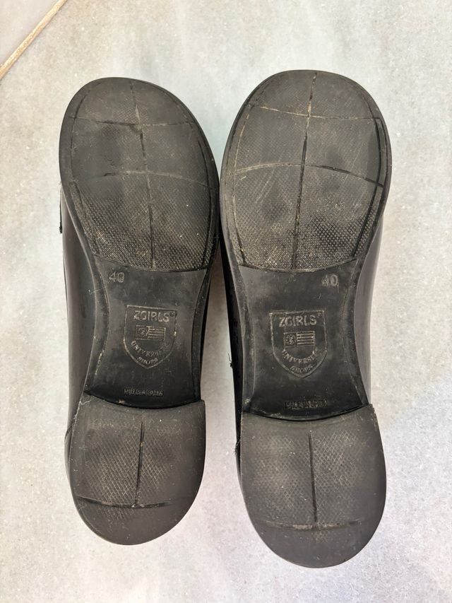Zapatos de vestir negros para niña talla 40