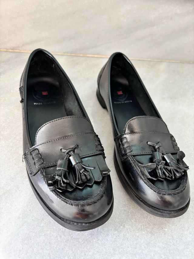 Zapatos de vestir negros para niña talla 40