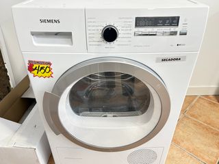 GARANTÍA. SECADORA SIEMENS 9 KILOS BOMBA CALOR