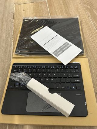 Iveoppe Teclado funda iPad Air 11 M2 2024/M3 2025