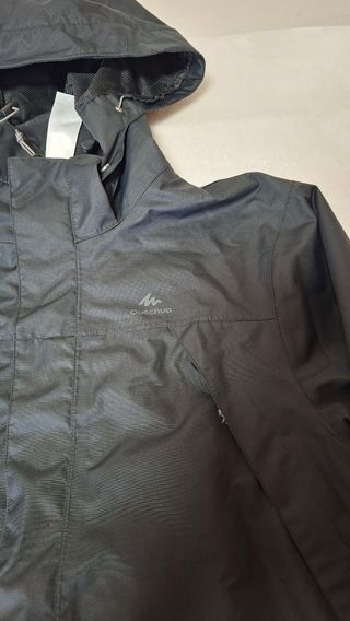 Chaqueta impermeable Quechua negra