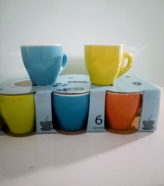 Set 6 Tazzine Caffè Colorate
