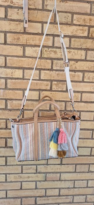 Bolso de mano y hombro multicolor