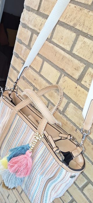 Bolso de mano y hombro multicolor