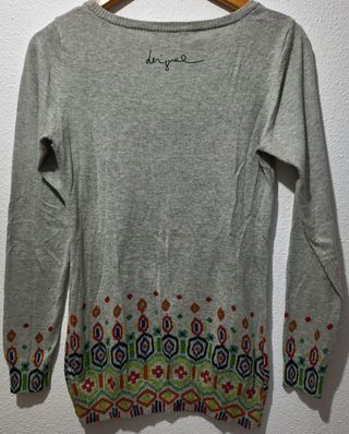 Jersey Desigual Corazón Bordado Talla S