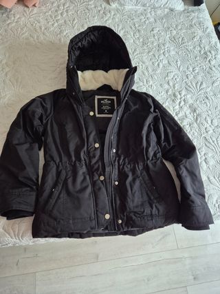 Abrigo Hollister Ultimate Down Negro Talla M