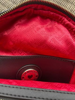Mochila Moschino Negra y Roja