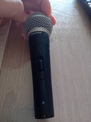 Shure SM58SE Microfono
Con switch on e off 