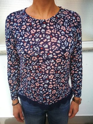 Jersey mujer estampado floral