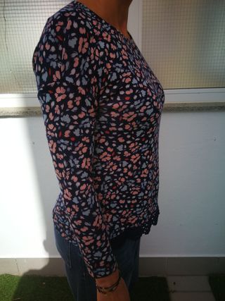 Jersey mujer estampado floral