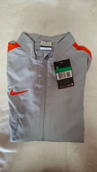 Chaqueta Nike Gris y Naranja Talla XL