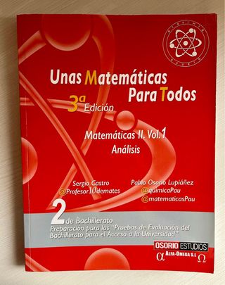 Unas Matemáticas Para Todos