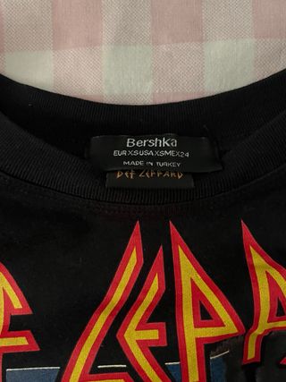Camiseta Def Leppard Rock Talla Única