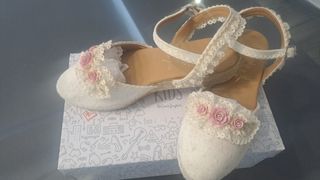 Zapatillas esparto comunión El Corte Inglés