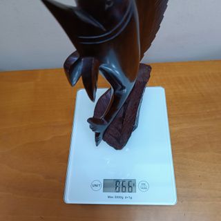 Figura Palo Fierro Pez Espada Tallado